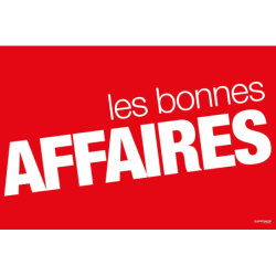 AFFI 60x90 Affiche Les Bonnes Affaires